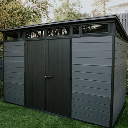 Keter Cortina 11 ft. x 7 ft. Weather-Resistant Resin Storage Shed