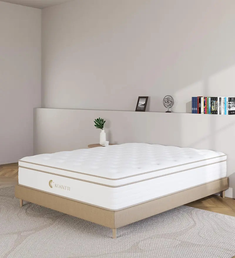 KOANTTI 12-Inch Medium-Firm Memory Foam Mattress for Supportive Sleep