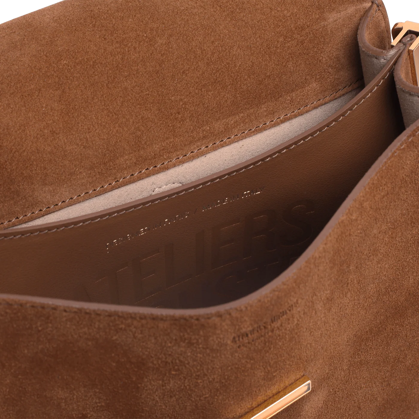 Mini Amelot  - Cuir Velours Camel
