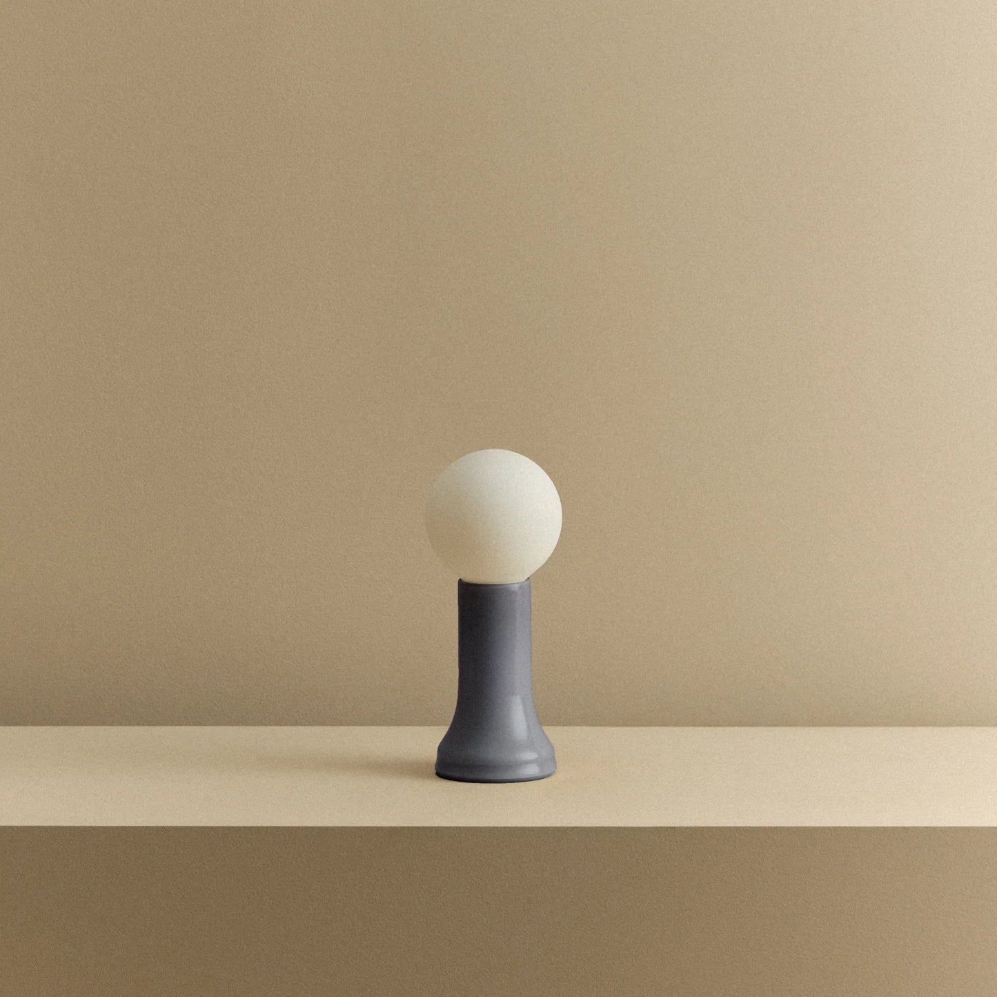 Shore Table Lamp in Smoke Grey