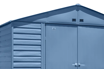 Arrow Select Steel Storage Shed, 10×14, Blue Grey