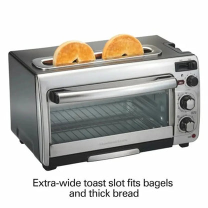 Hamilton Beach 2-in-1 Countertop Oven & Toaster Combo (Model 31156)
