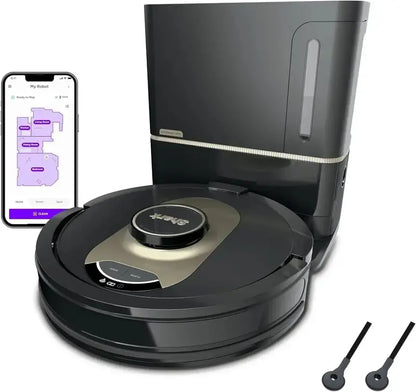AI-Powered Robot Vacuum with LIDAR Navigation & Self-Emptying Base  60-Day Bagless HEPA Collection