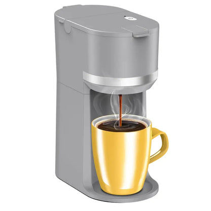 Compact Single-Serve Coffee Brewer for K-Cups and Ground Coffee
