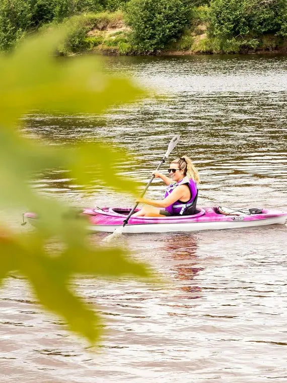 Pelican Argo 100X EXO Sit-In Recreational Kayak  10-Foot, Includes EXO Cooler Bag, Stardust Color