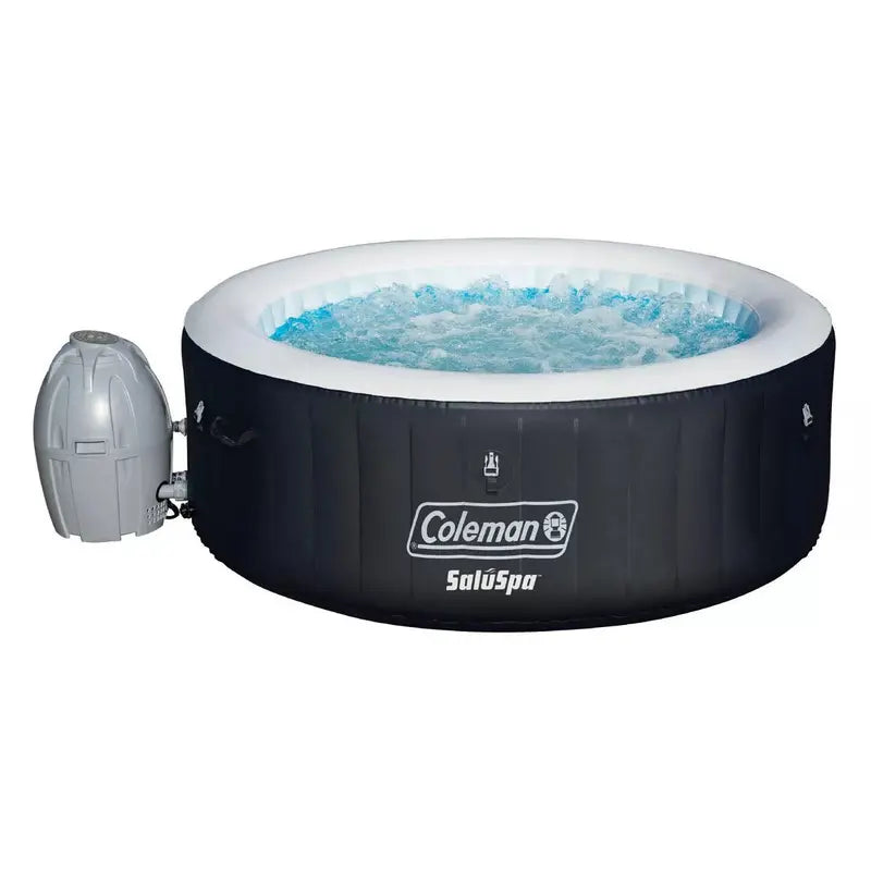 Coleman SaluSpa 4-Person Inflatable Hot Tub  60 AirJets, Adjustable Seating, Easy Setup