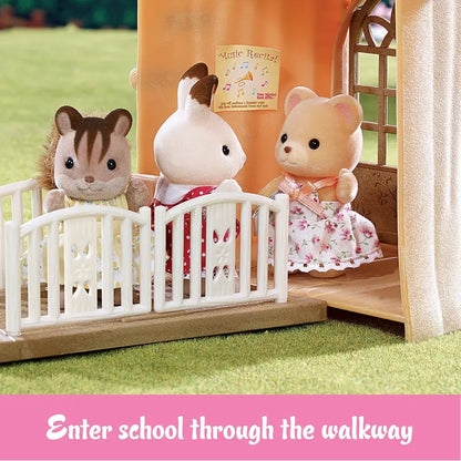 Calico Critters Country Tree School, Dollhouse Playset with Furniture and Accessories