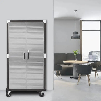 Seville Classics UltraHD Steel Storage Cabinet  36¡å W ¡Á 18¡å D ¡Á 72¡å H