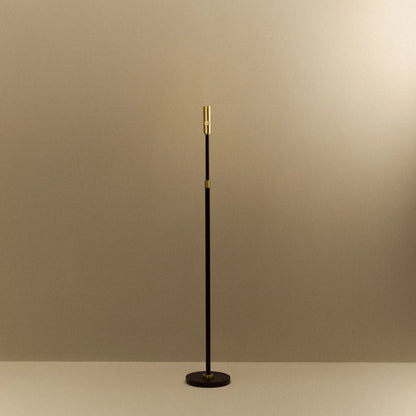 Poise Adjustable Floor Lamp in Brass