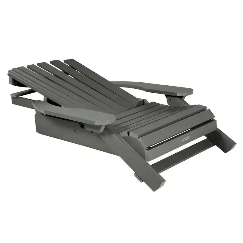 HIGHWOOD King-Size Adirondack Chair  All-Weather Folding and Reclining Outdoor Seating