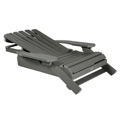 HIGHWOOD King-Size Adirondack Chair  All-Weather Folding and Reclining Outdoor Seating