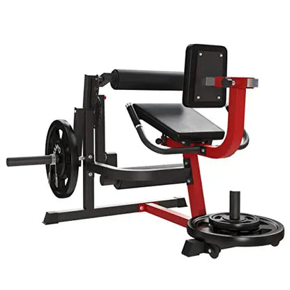 GMWD Adjustable Leg Extension and Curl Machine  Lower Body Exercise Bench with Dual Functionality