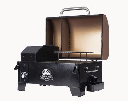 Pit Boss Tabletop Pellet Grill  Compact Copper-Finished Outdoor Cooker
