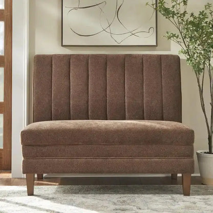 Lifestorey Kerrington Banquette Set  3-Piece Channel-Back Upholstered Seating