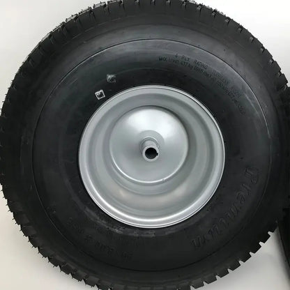 Set of 2  Silver 20¡Á8.00-8 Lawn Mower Tire and Rim  Fits on 3/4 Inch Axle