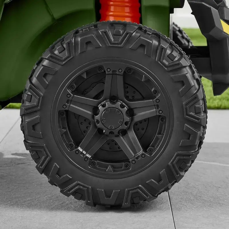 Kids’ Black Electric UTV Ride-On Vehicle with Realistic Design and Safe Speed Control