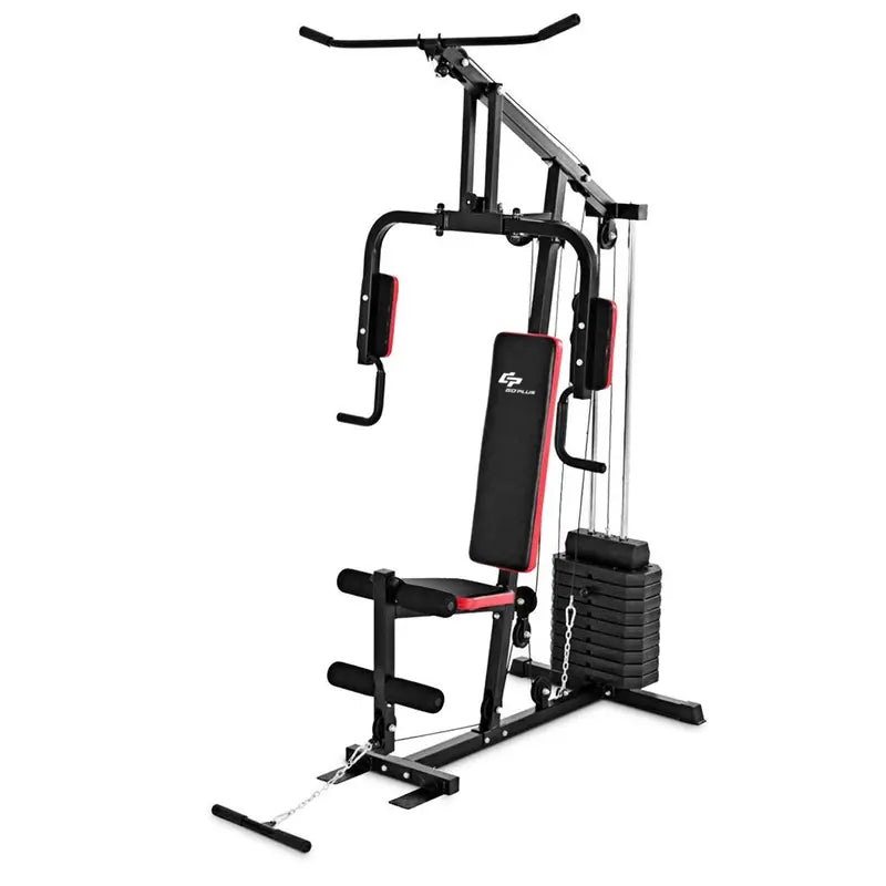 All-in-One Home Gym System  Multi-Station Strength Training & Cardio Workout Machine