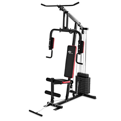 All-in-One Home Gym System  Multi-Station Strength Training & Cardio Workout Machine
