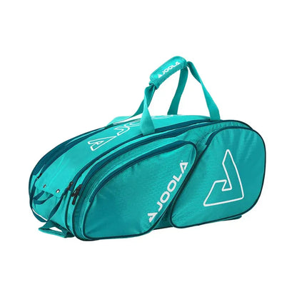 JOOLA Tour Elite Pro Pickleball Bag  Turquoise and Teal Multi-Compartment Sport Duffel
