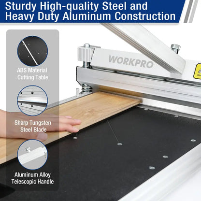 WORKPRO 13″ Laminate & Vinyl Flooring Cutter  Manual Precision Floor Trim Tool