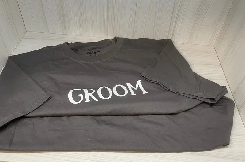 Bride and Groom Themed T-Shirts for Wedding Parties