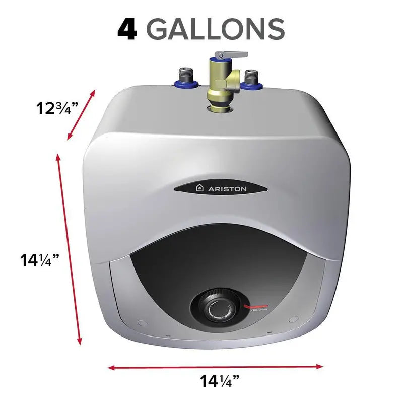 Ariston Andris 4 Gal. 6 Year 120-Volt Corded Point of Use Mini-Tank Electric Water Heater ANDRIS RS 4U 1.4KW