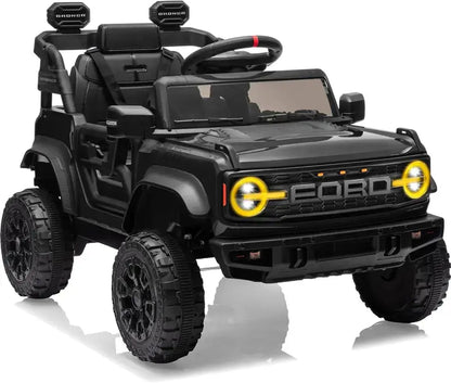 Kids’ Pink Ride-On Electric Truck  Battery-Powered Toy Car with Realistic Driving Features