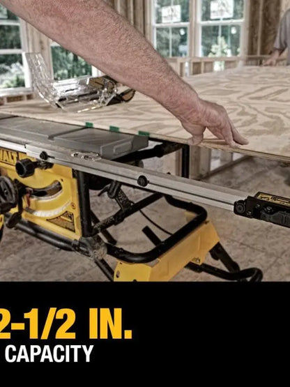 DEWALT DWE7491RS 10-Inch Jobsite Table Saw  32.5-Inch Rip Capacity with Rolling Stand