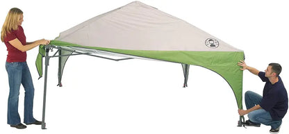 Coleman 10′ x 10′ Outdoor Canopy Sun Shelter Tent with Instant Setup, Green