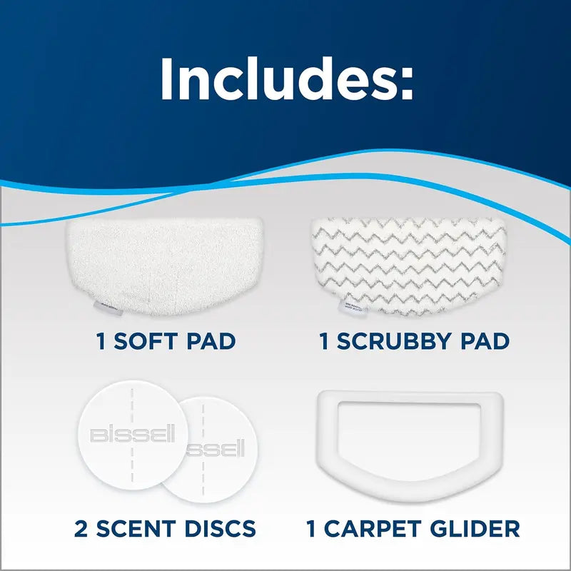 Power Fresh Steam Mop with Sanitizing Power  Flip-Down Scrubber Design for Tiles, Grout & Hardwood Floors (Model 1940A)