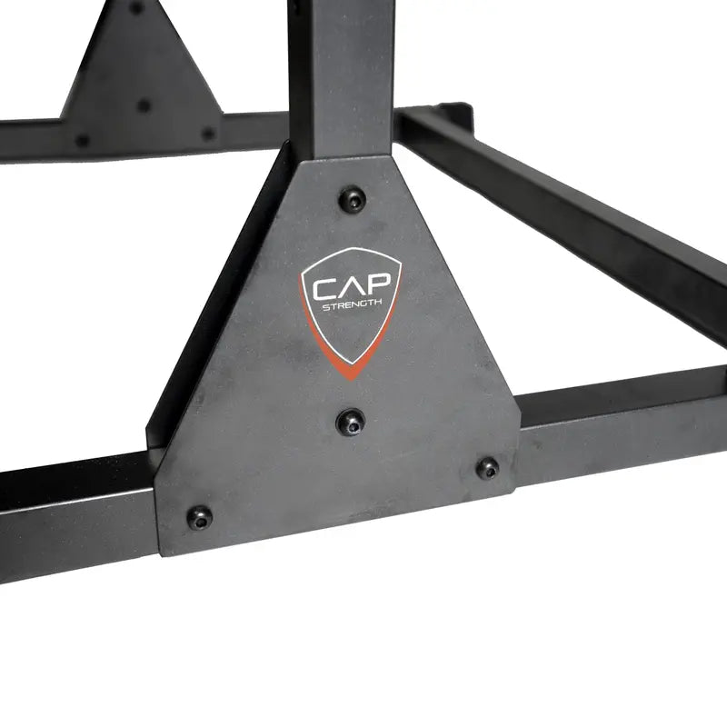 CAP Barbell Power Rack  500 lb Capacity, Steel Construction, Built-in Storage, Durable Finish