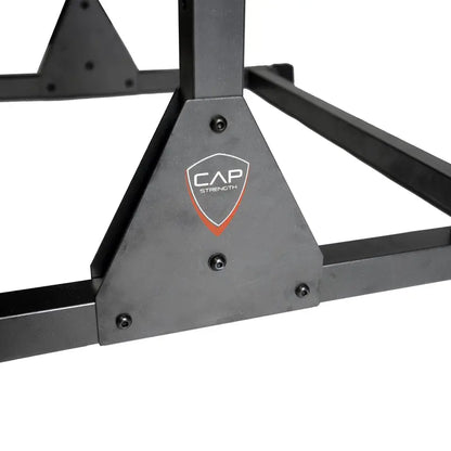 CAP Barbell Power Rack  500 lb Capacity, Steel Construction, Built-in Storage, Durable Finish
