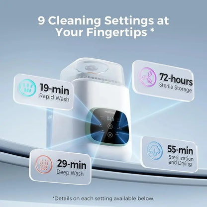 All-in-One Baby Bottle Sterilizer, Washer & Dryer  For Bottles, Pump Parts, and Infant Essentials