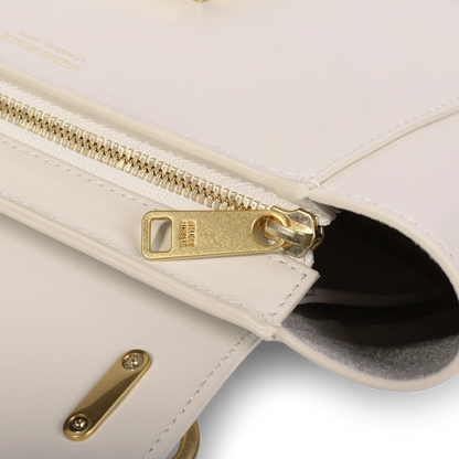Mini Marly - Cuir Box Blanc Cassé