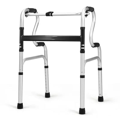 Heavy-Duty Folding Walker  FDA-Certified Support Frame with Toilet Armrests (400 LB Capacity)