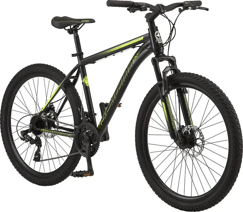 Schwinn Sidewinder Men’s Mountain Bike  26-Inch Wheels, 21-Speed Shimano Drivetrain, Rugged Trail Ready Frame