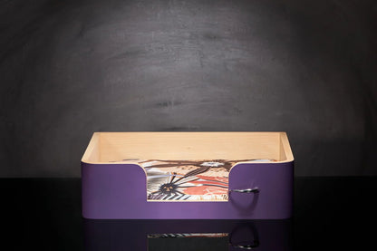 « Drôle de Panier » pour chien - Mauve Campanule