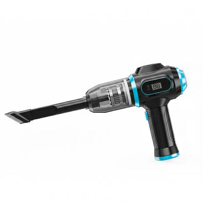 High-Performance Cordless Car Vacuum  17,000 Pa, HEPA Filtration, LCD Display, USB-C