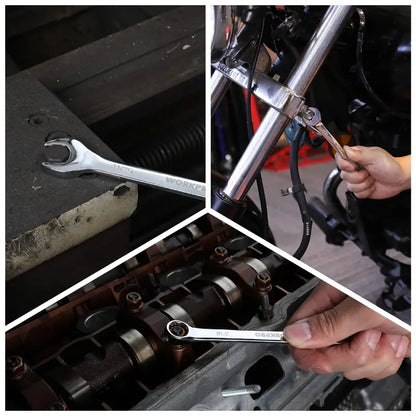 WORKPRO 12-Piece Premium Chrome Vanadium Combination Wrench Set