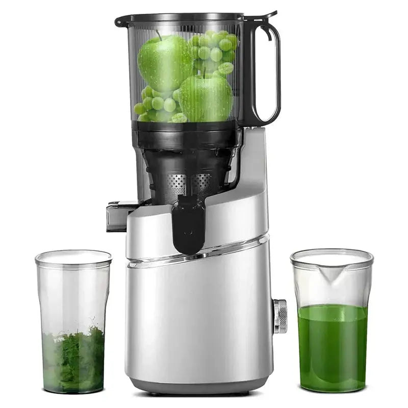 Cold-Press Masticating Juicer  5.3-Inch Feed Chute, BPA-Free, 250W, High-Yield Juice Extractor