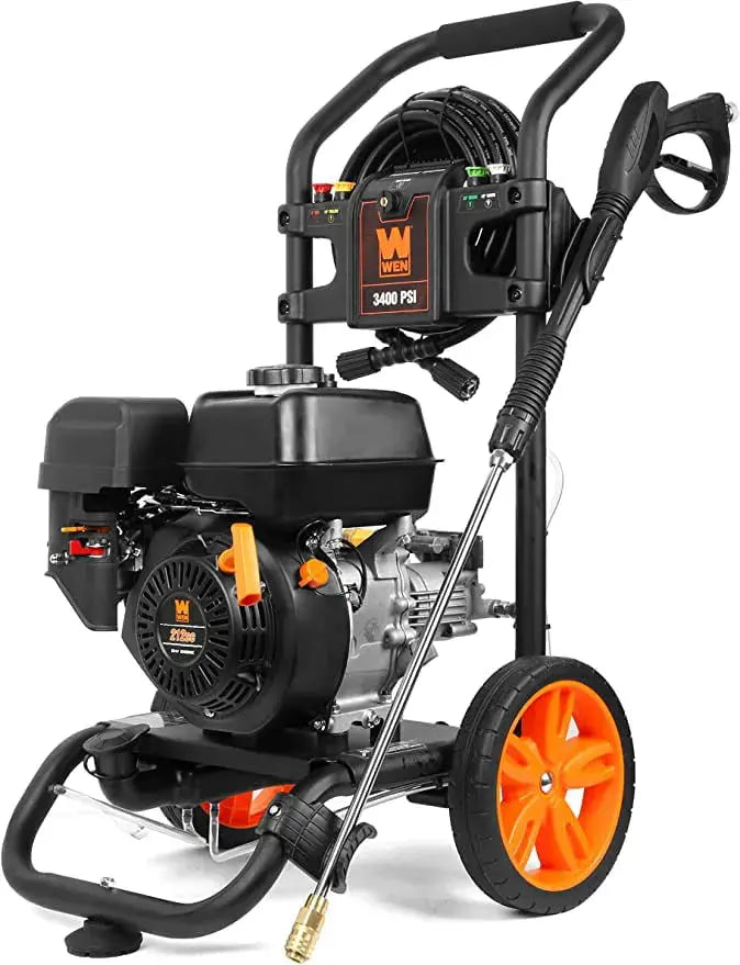 Gas-Powered Pressure Washer  3400 PSI / 2.7 GPM, 212cc Engine, CARB-Certified for Residential & Commercial Use