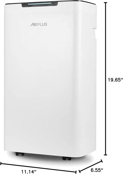 AIRPLUS 30-Pint Dehumidifier for Basements  Covers Up to 1,500 Sq. Ft., Drain Hose Included, Powerful Moisture Removal