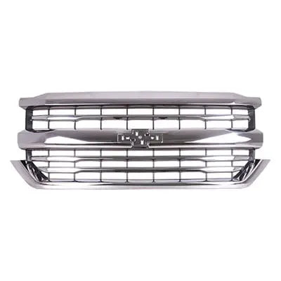 KAI New CAPA Certified Standard Replacement Front Grille, Fits 2016-2018 Chevrolet Silverado 1500