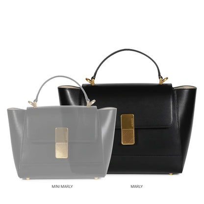 Marly - Cuir Box Noir