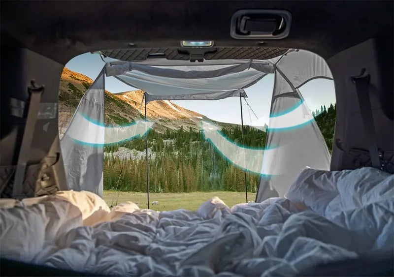 KAMPKEEPER Vehicle-Mounted Tailgate Awning Tent  Compact Shade & Shelter Solution for SUVs, Vans & Pickups