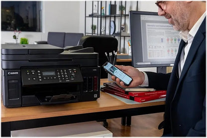 EcoTank Wireless All-in-One Printer  Super Tank Ink System with Copy, Scan, Fax, ADF & Mobile Printing