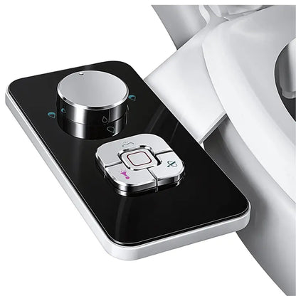 Dual-Stream Toilet Bidet Attachment  Adjustable Water Pressure & Ergonomic Mounting
