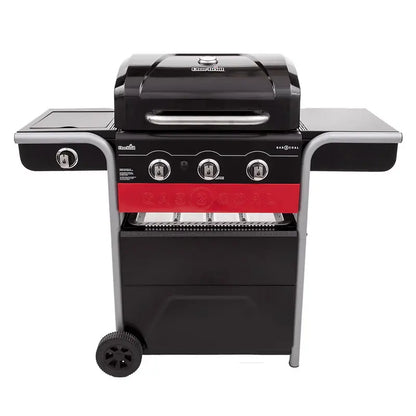 Gas2Coal 3-Burner LP Gas & Charcoal Outdoor Grill Combo