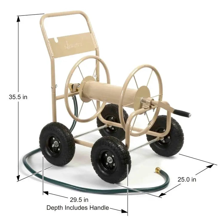 Liberty Garden 300′ Industrial Hose Reel Cart