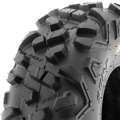 SunF 18×9.5-8 18×9.5×8 ATV UTV All Terrain AT Tire 6 PR A051 (Single)